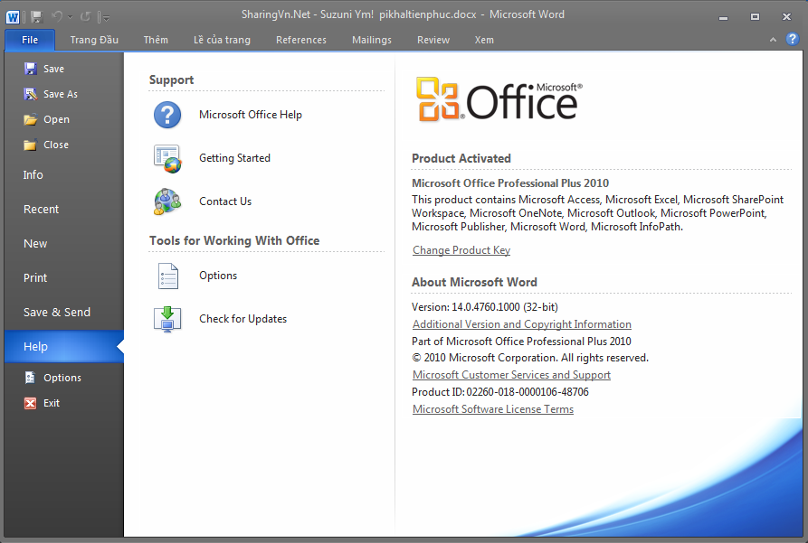 Download Office 2010 Professional Plus Trial